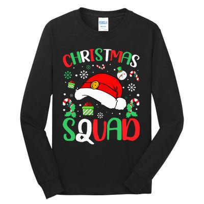 Christmas Squad Family Group Matching Christmas Pajama Party Tall Long Sleeve T-Shirt