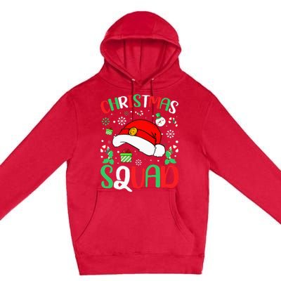 Christmas Squad Family Group Matching Christmas Pajama Party Premium Pullover Hoodie