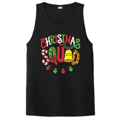 Christmas Squad Family Matching Pajama Funny Xmas PosiCharge Competitor Tank