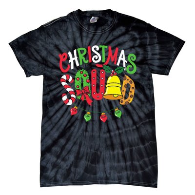 Christmas Squad Family Matching Pajama Funny Xmas Tie-Dye T-Shirt