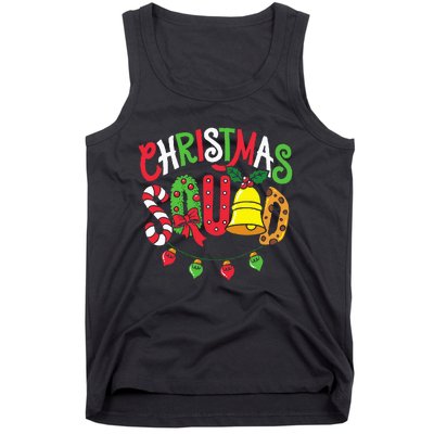 Christmas Squad Family Matching Pajama Funny Xmas Tank Top