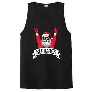 Christmas Sleigher Funny Santa Rock Xmas Rocker Gift PosiCharge Competitor Tank