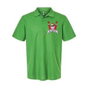 Christmas Sleigher Funny Santa Rock Xmas Rocker Gift Softstyle Adult Sport Polo