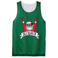 Christmas Sleigher Funny Santa Rock Xmas Rocker Gift Mesh Reversible Basketball Jersey Tank