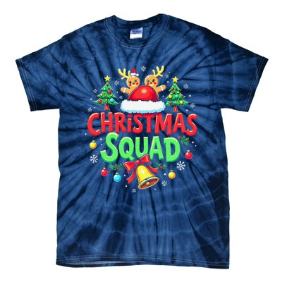 Christmas Squad Family Matching Xmas Christmas Pajamas Tie-Dye T-Shirt