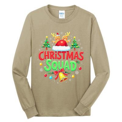 Christmas Squad Family Matching Xmas Christmas Pajamas Tall Long Sleeve T-Shirt