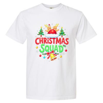 Christmas Squad Family Matching Xmas Christmas Pajamas Garment-Dyed Heavyweight T-Shirt