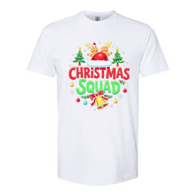 Christmas Squad Family Matching Xmas Christmas Pajamas Softstyle CVC T-Shirt