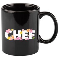 Chef Spring Floral 11oz C Handle Ceramic Mug