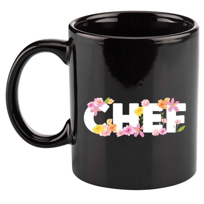 Chef Spring Floral 11oz C Handle Ceramic Mug