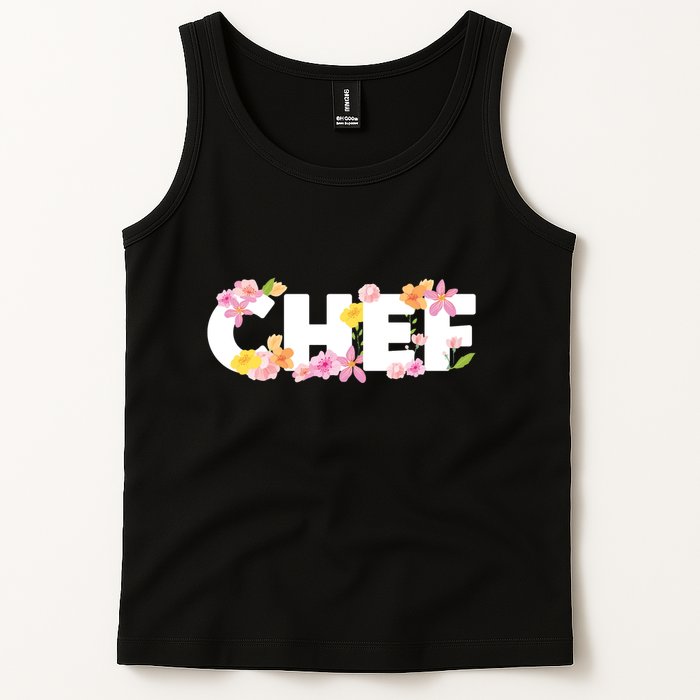 Chef Spring Floral Tank Top