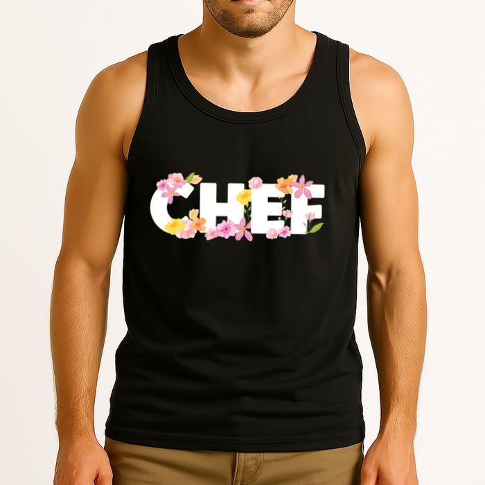 Chef Spring Floral Tank Top