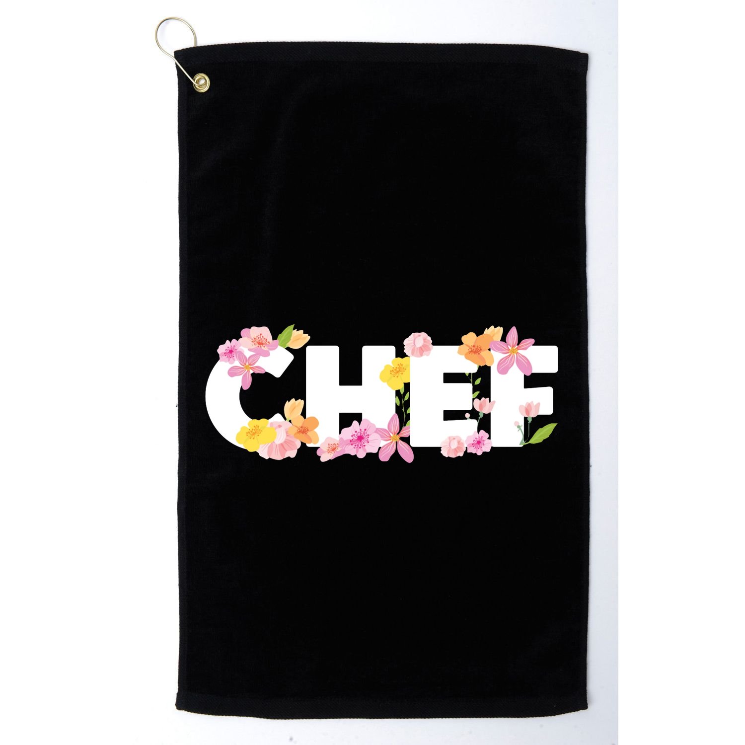 Chef Spring Floral Golf Towel