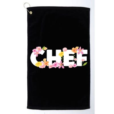 Chef Spring Floral Platinum Collection Golf Towel