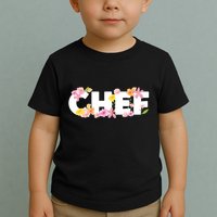 Chef Spring Floral Toddler T-Shirt