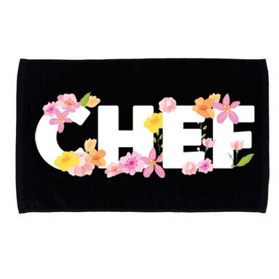 Chef Spring Floral Microfiber Hand Towel