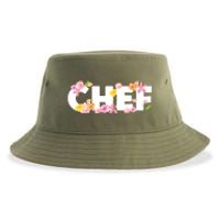 Chef Spring Floral Sustainable Bucket Hat