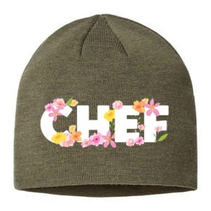 Chef Spring Floral Sustainable Beanie