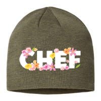 Chef Spring Floral Sustainable Beanie