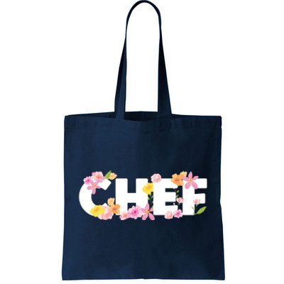 Chef Spring Floral Tote Bag