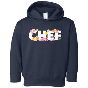 Chef Spring Floral Toddler Hoodie