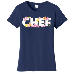 Chef Spring Floral Women's T-Shirt