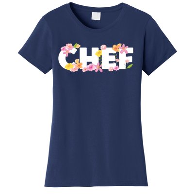 Chef Spring Floral Women's T-Shirt