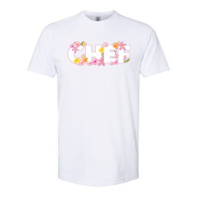 Chef Spring Floral Softstyle® CVC T-Shirt