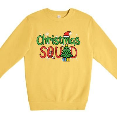 Christmas Squad Family Xmas Crew Premium Crewneck Sweatshirt