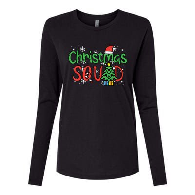 Christmas Squad Family Xmas Crew Womens Cotton Relaxed Long Sleeve T-Shirt