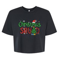 Christmas Squad Family Xmas Crew Bella+Canvas Jersey Crop Tee