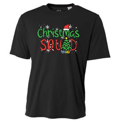 Christmas Squad Family Xmas Crew Cooling Performance Crew T-Shirt