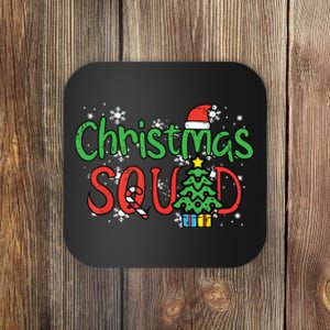 Christmas Squad Family Xmas Crew Coaster