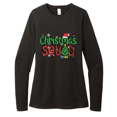 Christmas Squad Family Xmas Crew Womens CVC Long Sleeve Shirt