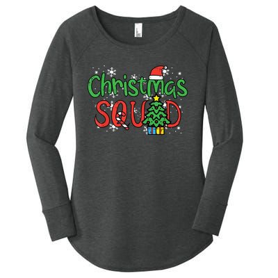 Christmas Squad Family Xmas Crew Women's Perfect Tri Tunic Long Sleeve Shirt