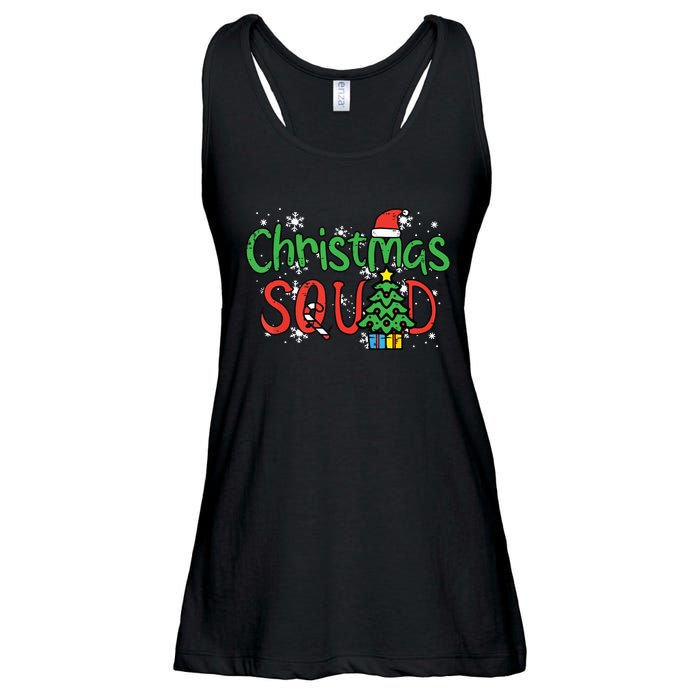 Christmas Squad Family Xmas Crew Ladies Essential Flowy Tank