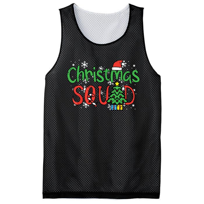 Christmas Squad Family Xmas Crew Mesh Reversible Basketball Jersey Tank