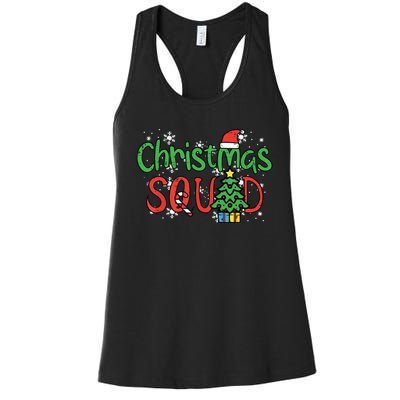 Christmas Squad Family Xmas Crew Women's Racerback Tank