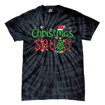 Christmas Squad Family Xmas Crew Tie-Dye T-Shirt