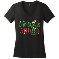 Christmas Squad Family Xmas Crew Women's V-Neck T-Shirt