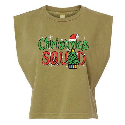 Christmas Squad Family Xmas Crew Garment-Dyed Women's Muscle Tee