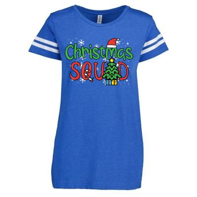 Christmas Squad Family Xmas Crew Enza Ladies Jersey Football T-Shirt