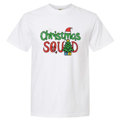 Christmas Squad Family Xmas Crew Garment-Dyed Heavyweight T-Shirt