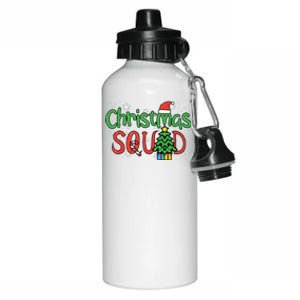 Christmas Squad Family Xmas Crew Aluminum Water Bottle