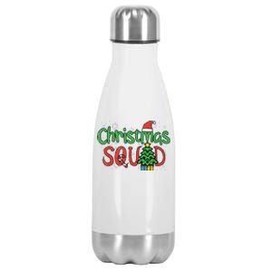 Christmas Squad Family Xmas Crew Stainless Steel Insulated Water Bottle