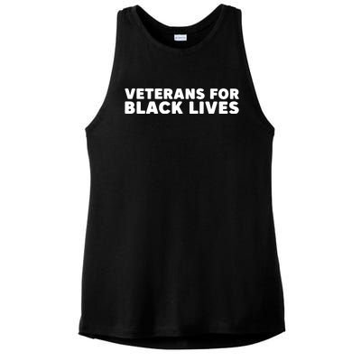 Carrie Spencer Frail Veterans For Black Lives Ladies PosiCharge Tri-Blend Wicking Tank