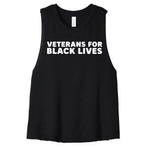 Carrie Spencer Frail Veterans For Black Lives Women's Racerback Cropped Tank