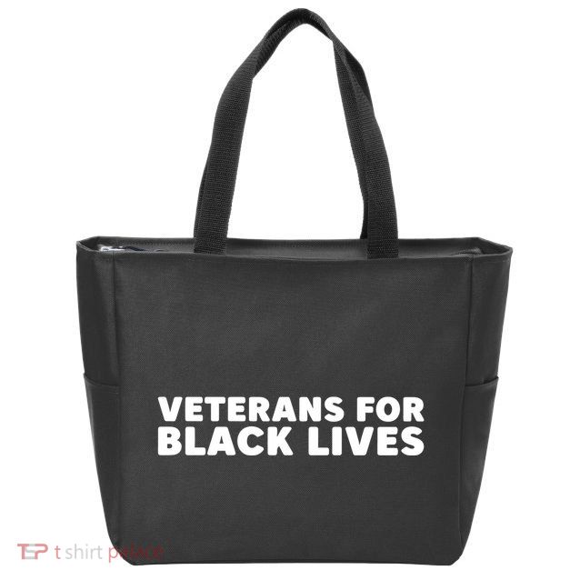 Carrie Spencer Frail Veterans For Black Lives Zip Tote Bag