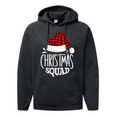 Christmas Squad Family Group Matching Christmas Pajama Party Performance Fleece Hoodie