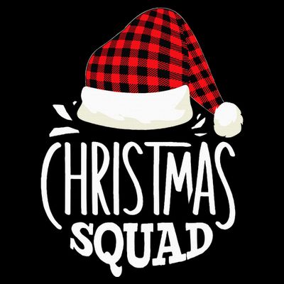 Christmas Squad Family Group Matching Christmas Pajama Party T-Shirt